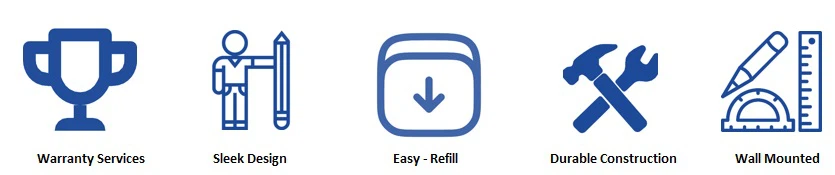 Product Feature manual dispenser Product Feature manual dispenser
